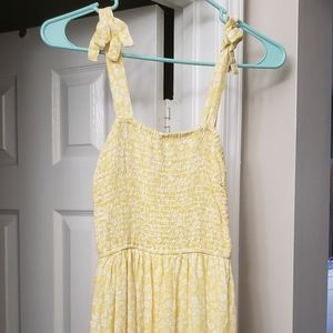 Yellow Floral Maxi Dress
